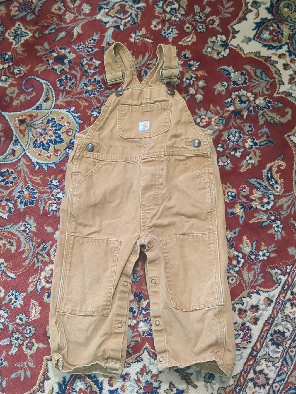 Carhartt 18 Month Baby Tan Workwear Overalls